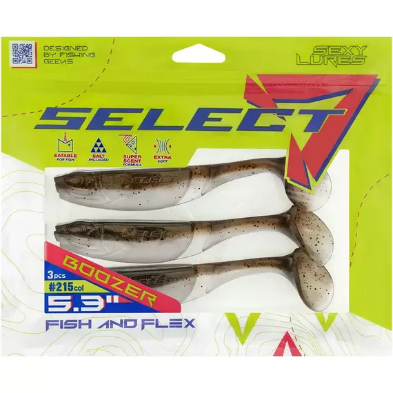Силікон Select Boozer SE 5.3" #215 (3 шт / уп), фото , изображение 2